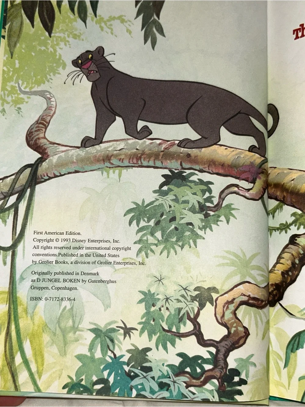 Walt Disney's Wonderful World Of Reading, The Jungle Book, 1993, Hardcover
